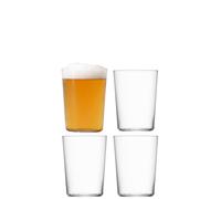 LSA International Gio Tumbler (large) 560 ml Clear | Set of 4 | Dishwasher Safe | GI18