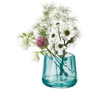 LSA International Lagoon Tealight Holder/Vase H8cm Sea Green | 1 Unit | Handmade Glass | LG11