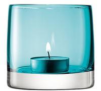 LSA International LI15 Light Colour Tealight Holder H8.5cm Peacock