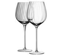 LSA International Lsa Aurelia Set Of 2 660Ml Clear Optic Red Wine Glasses