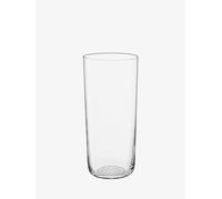 LSA International Market Decorative Vase in Clear with Textured Base - Durable Mouth Blown Glass Flower Holder - H9.5”