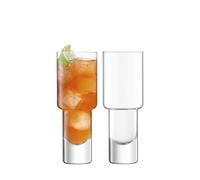 LSA International Mixer Glass, 2 Counts, Klar