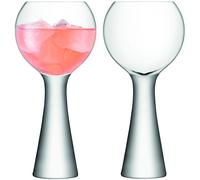 LSA International Moya Balloon Glass, Clear, 550 ml, Set of 2