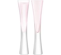 LSA International Moya Champagne Flute 170ml Blush x 2, 2 Count