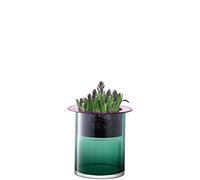 LSA International Nest Vase/Lantern/Planter H35cm Marine Green/Slate