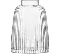 LSA International Pleat Vase H26cm Clear| 1 Unit | Mouthblown & Handmade Glass | PT05
