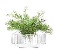 LSA International Rotunda Wide Vase H14cm Clear | 1 unit | Handmade Glass | RT04, One Size