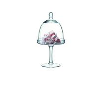 LSA International Serve Stand & Dome Ø15cm/Ø14cm Clear| 1 Unit | Mouthblown & Handmade Glass | SZ25