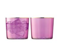 LSA International Sorbet Tumbler 310ml Raspberry x 2, Pink, Set of 2