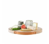 LSA International Utility Board Ash & Leather Handle Ø35cm| 1 Unit | Hand Planed Wood | UT42