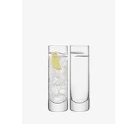 LSA International Verso Champagne Saucer 300ml Clear/Cut x 2