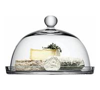 LSA International Vienna Plate & Dome Ø25/Ø22.5 H18cm Clear| 1 Unit | Mouthblown & Handmade Glass | VI02
