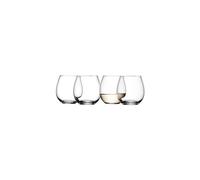 LSA International WI01 Wine Stemless White Wine Glass 370ml Clear x 4