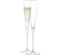 LSA International Wine Grand Champagne Flute 100ml Clear | Set of 2 | Mouthblown & Handmade Glass | WI17