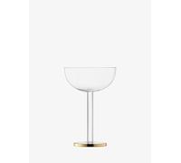 LSA Luca Coupe Glass 200ml Gold | Set of 2 | Mouthblown & Handmade Glass | LC04