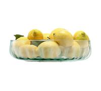 LSA Recycled & Part Optic Glass Mia 31cm Low Bowl