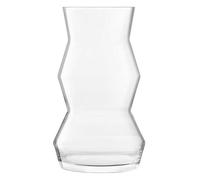 LSA Sculptured Vase/Lantern - Clear Lime