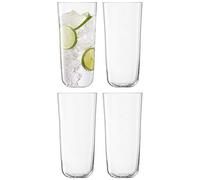 LSA Set of 4 Arc Highball Glasses 550ml Natural
