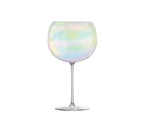 LSA Set of 4 Bubble Pearl Lustre Stemmed Balloon Glass Goblets 680ml 1000 Mile Clear One Size
