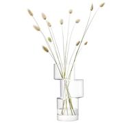 LSA Tier Vase H26cm Clear| 1 Unit | Mouthblown & Handmade Glass | TD01