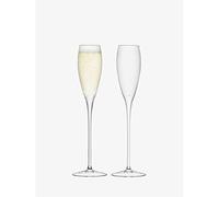 LSA Wine Champagne Flute 160ml Clear Set of Two