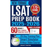 LSAT Prep Book 2025-2026: 60 Full-Length Practice Tests + Training Platform | New Digital Format | Law School Admission Study Plan | Master Logical & Analytical Reasoning for 170+ Score in 28 Days