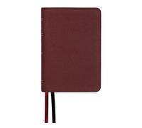 LSB Compact Bible, Burgundy Cowhide: Paste-Down Burgundy Cowhide (Lsb)