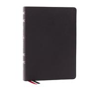 LSB, MacArthur Study Bible, Black Genuine Leather, Comfort Print, Thumb Indexed: Unleashing God's Truth One Verse at a Time (Holy Bible, Legacy Standard Bible)
