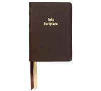 Lsb Portable Paragraph Reference, Brown Sola Scriptura Paste-Down Cowhide, Red Letter, Indexed