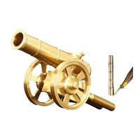 LSBDJDL Mini Cannon Napoleon Mini Cannon Rare Military Model Collectible Statue Metal Crafts (Gold)