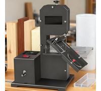 LSBHPPD Multifunctional Benchtop Bandsaw 800W 1750RPM - Wood Cutting Machine for Wood and Foam,Tilting Metal Table 0-45°,for Detailed Woodwork and Small Parts Fabrication