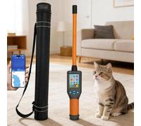 LSBHPPD Pet Microchip Scanner Reader,Handheld Animal Id Tag Stick Scanner, Iso11784/85 Standard, Rechargeable Battery USB Port for Farm Shelter Veterinary Clinic Use