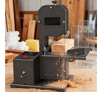 LSBHPPD Professional Desktop Band Saw 800W - Woodworking Bandsaw with 70mm Cutting Height,Tilting Metal Table 0-45° for Curved and Straight Line Cutting,for Wood and Foam