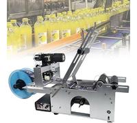 LSBHPPD Round Bottle Labelling Machine,Pro Self-Adhesive Labeling Semi-Automatic Round Bottle Labeling Machine,Width 10-160mm Length 10-300mm Label - 30 Times/Min
