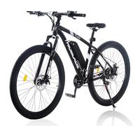 LSBIKE 27.5Inch Electric Bikes for Adults E-bikes for Men with 21 Speeds, Electric Bicycle w/ 36 10.4AH Removable Li-Ion Battery, 250W Electric Mountain Bike w/ 3 Riding Modes Dual Disk Brake