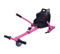 LSBIKE Hoverboard Adjustable Go Kart Hoverkart Seat for Hoverkart Accessories Electric Self Balancing Scooters Fits All Hoverboards Swegways 6.5", 8" And 10" Hoverkart for Hoverboards (Black Pink)