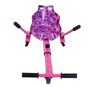 LSBIKE Hoverboard Adjustable Go Kart Seat for Hoverboards - Fits 6.5", 8" And 10" Hoverkart - Star Pink