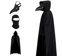 LSBIYUTEFO Scary Halloween Masks for Adults,Plague Doctor Mask,Scary Halloween Costumes Renaissance Dress Women or Men