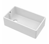 LSC Belfast 795 1.0 Bowl Fireclay Ceramic Kitchen Sink & Copper Waste