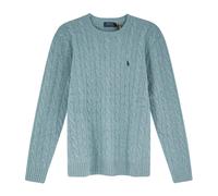 Cable-Knit Wool-Cashmere Jumper - male - Polo Ralph Lauren - Round-neck Knitwear - Blue - M - Knitwear M