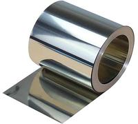 LSCAILIAO 304 Stainless Steel Roll - Metal Sheet And Foil for Handicrafts. Electronic Equipment. Width 100mm X Length 2000mm,Thickness 0.05mm