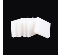 LSCAILIAO Silicone Rubber Square Block, 5 Pieces 50 × 50mm Silicon Shock Absorber Pad, Heat-Resistant Suitable for Furniture Gaskets,Thickness 25mm