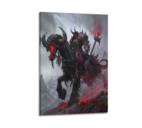 LSCUTBN Knight on The Devil's Horse Poster Poster Decorative Painting Canvas Wall Posters And Art Picture Print Modern Family Bedroom Decor Posters 12x18inch(30x45cm)
