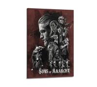 LSCUTBN Poster for The Sons of Anarchy TV Series Poster Decorative Painting Canvas Wall Posters And Art Picture Print Modern Family Bedroom Decor Posters 16x24inch(40x60cm)
