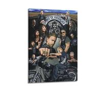 LSCUTBN Poster for The Sons of Anarchy TV Show Poster Decorative Painting Canvas Wall Posters And Art Picture Print Modern Family Bedroom Decor Posters 12x18inch(30x45cm)