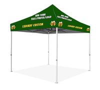 LSDINDF Custom Pop Up Gazebo, Add your text/photo/logo, Custom gazebo with sides, Folding Garden Camping Party Tent Canopy Marquee, for Event Shelter, Promotion,Commercial Display.