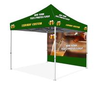 LSDINDF Custom Pop Up Gazebo, Add your text/photo/logo, Custom gazebo with sides, Folding Garden Camping Party Tent Canopy Marquee, for Event Shelter, Promotion,Commercial Display.