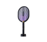 LSDLOUYAQNG Bug zapper Upgraded 3000V Electric Mosquito Racket With Purple Killer Lamp TYPE-C Rechargeable Zappers Fly Swatter(Upgraded version)