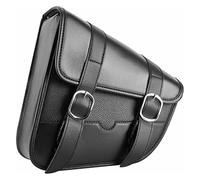 LSDSAAZA for Softail for Standard for FXST Motorcycle Swingarm Left Side Synthetic Leather Tool Luggage Saddle Bag Travel Tail Bag