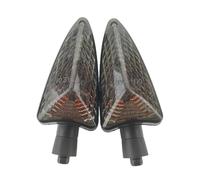 LSDSAAZA Motorcycle Turn Signal Light For Triumph For Daytona 675/R Tiger 800/XC 2PCS Motorcycle Turn Signal Lights Front Rear Indicator(21mm Smoked)